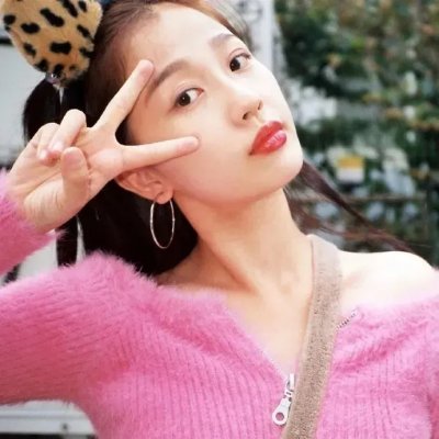 透视画男孩与全景画女孩海报